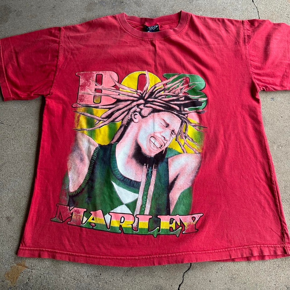 Vintage bob marley graphic shirt tango tag size large